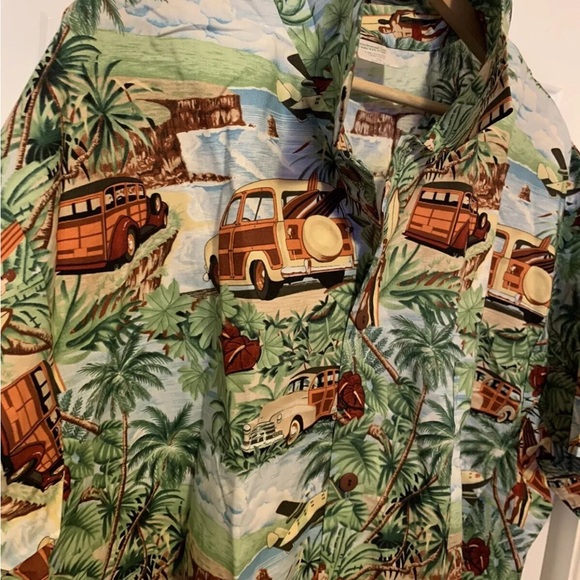 Cotton scrubs& co mens size 2XL Tropical Print Hawaiian Shirt - Picture 3 of 9